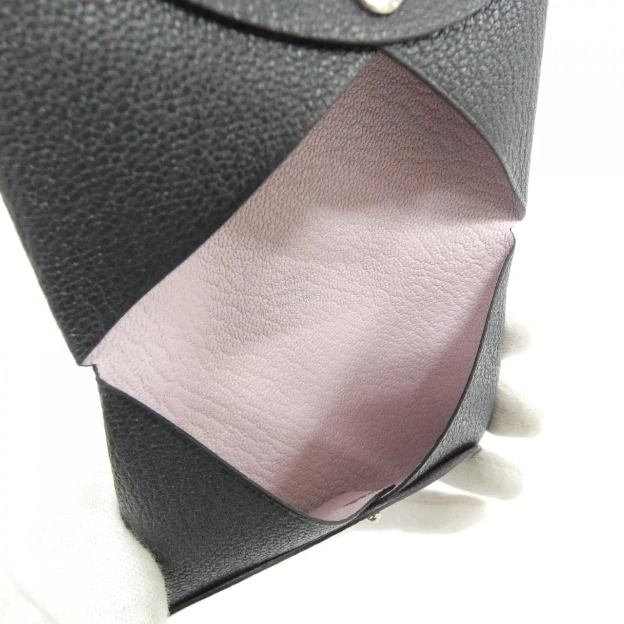 HERMES 078476CK Card Case Black Rank A - Thumbnail 3