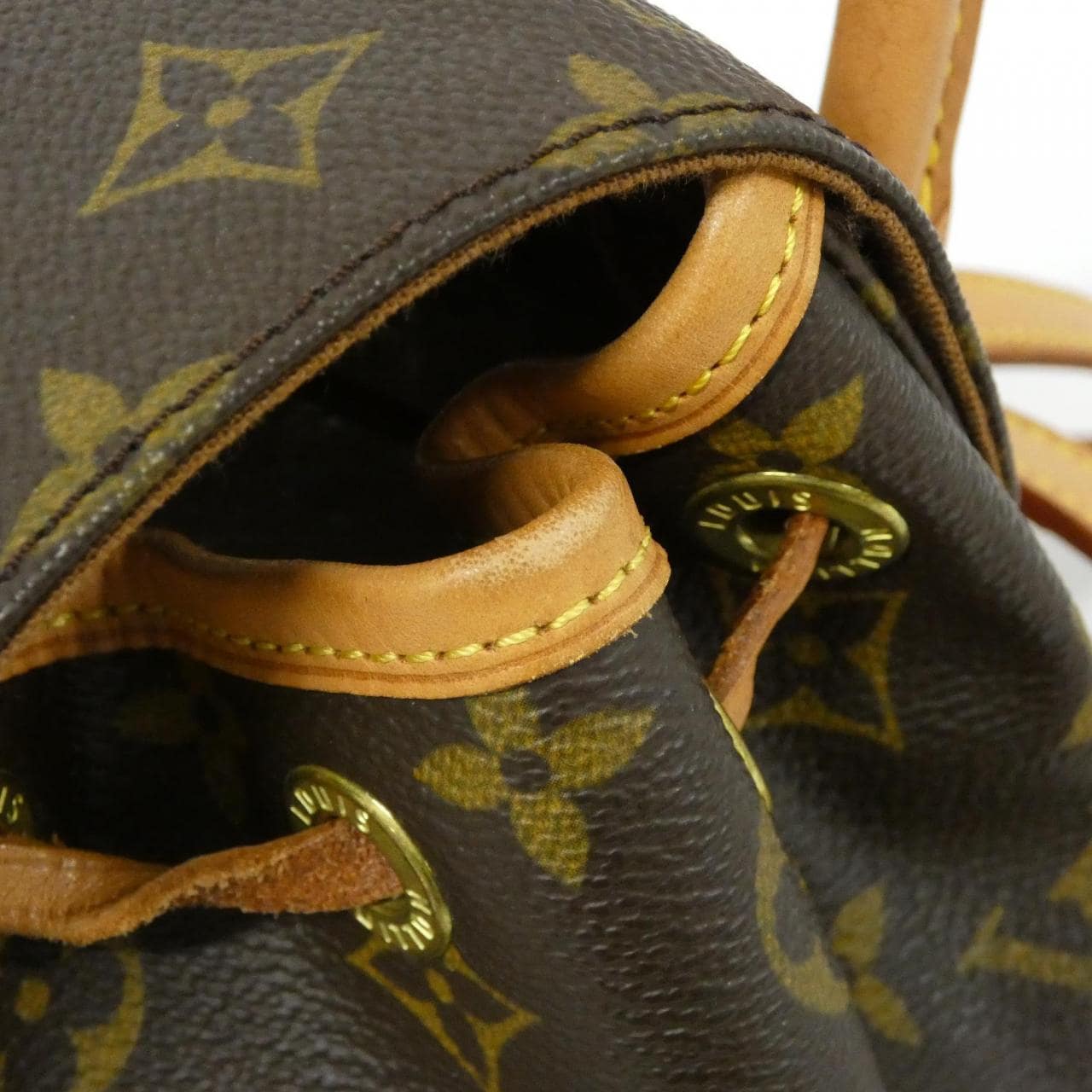 LOUIS VUITTON Montsouris M51137 Backpack Monogram Black Monogram Rank A - Thumbnail 6