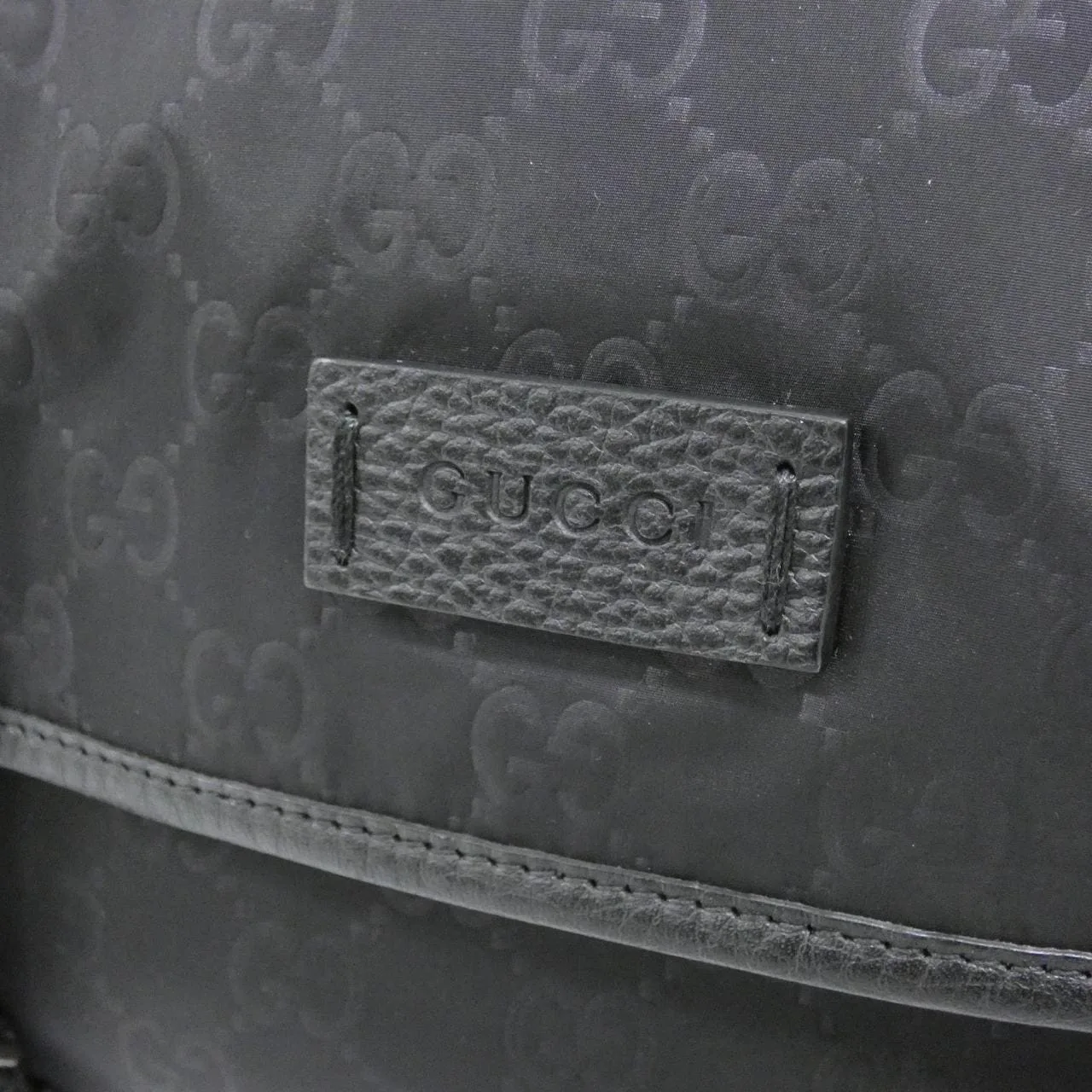 GUCCI 510334 K28AN Shoulder Nylon Black Nylon Rank A - Thumbnail 4