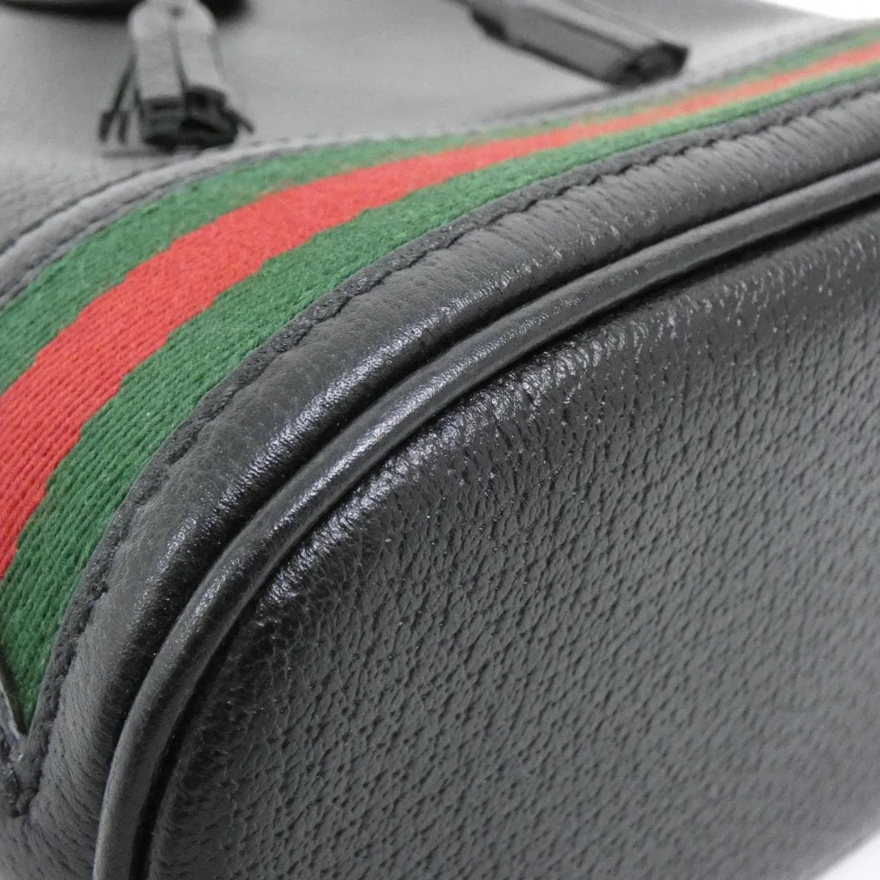 GUCCI Ophidia 719884 AAA5Y Handbag Leather 黑色 皮革 中古品A - 縮圖 3