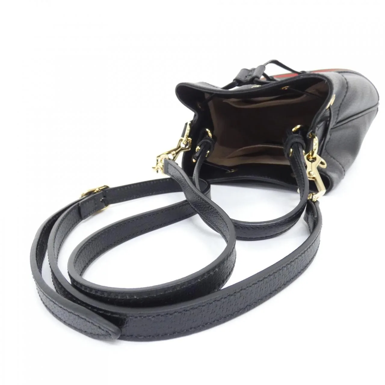 GUCCI Ophidia 719884 AAA5Y Handbag Leather 黑色 皮革 中古品A - 縮圖 8