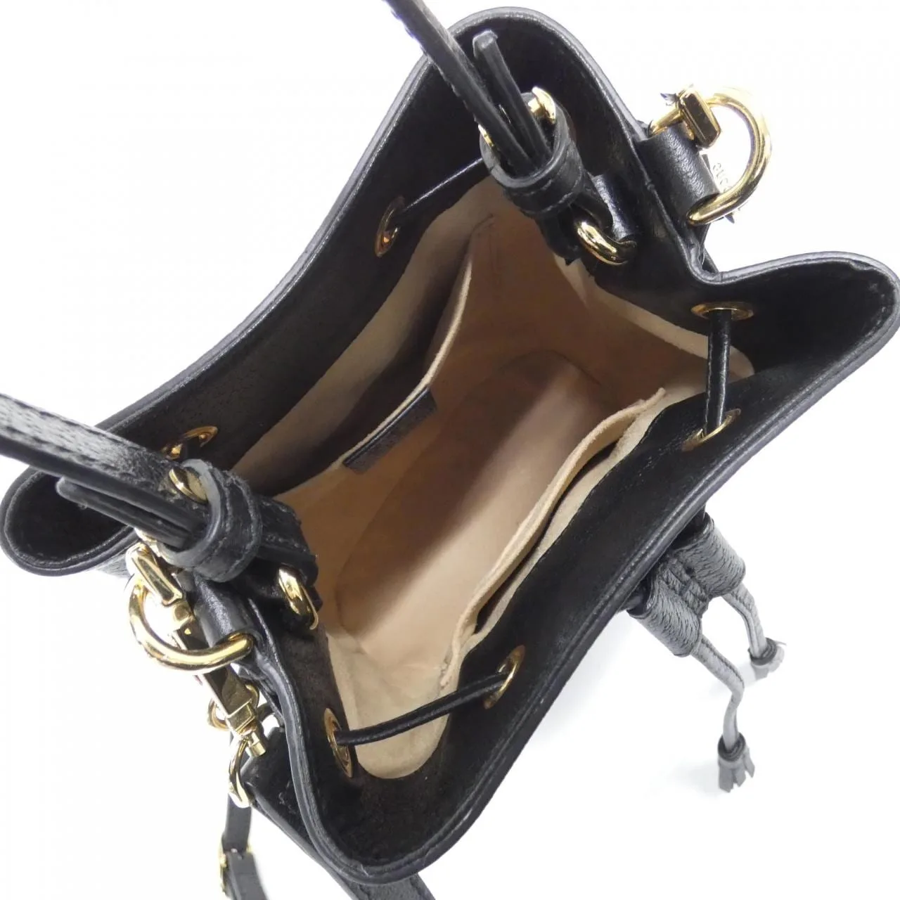 GUCCI Ophidia 719884 AAA5Y Handbag Leather 黑色 皮革 中古品A - 縮圖 9