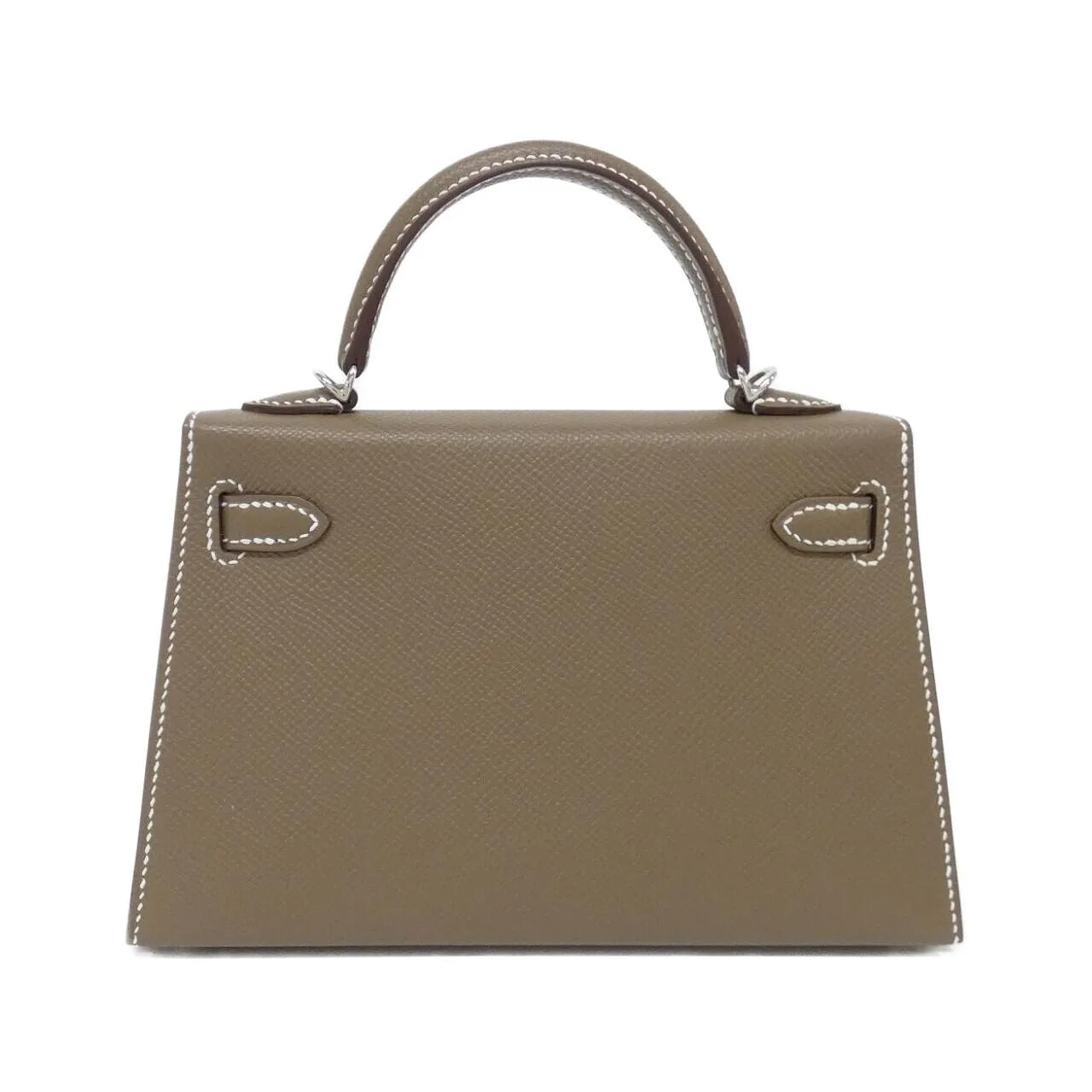 HERMES Kelly 071302CK Handbag Epsom Etoupe Epsom Leather Unused - Thumbnail 2