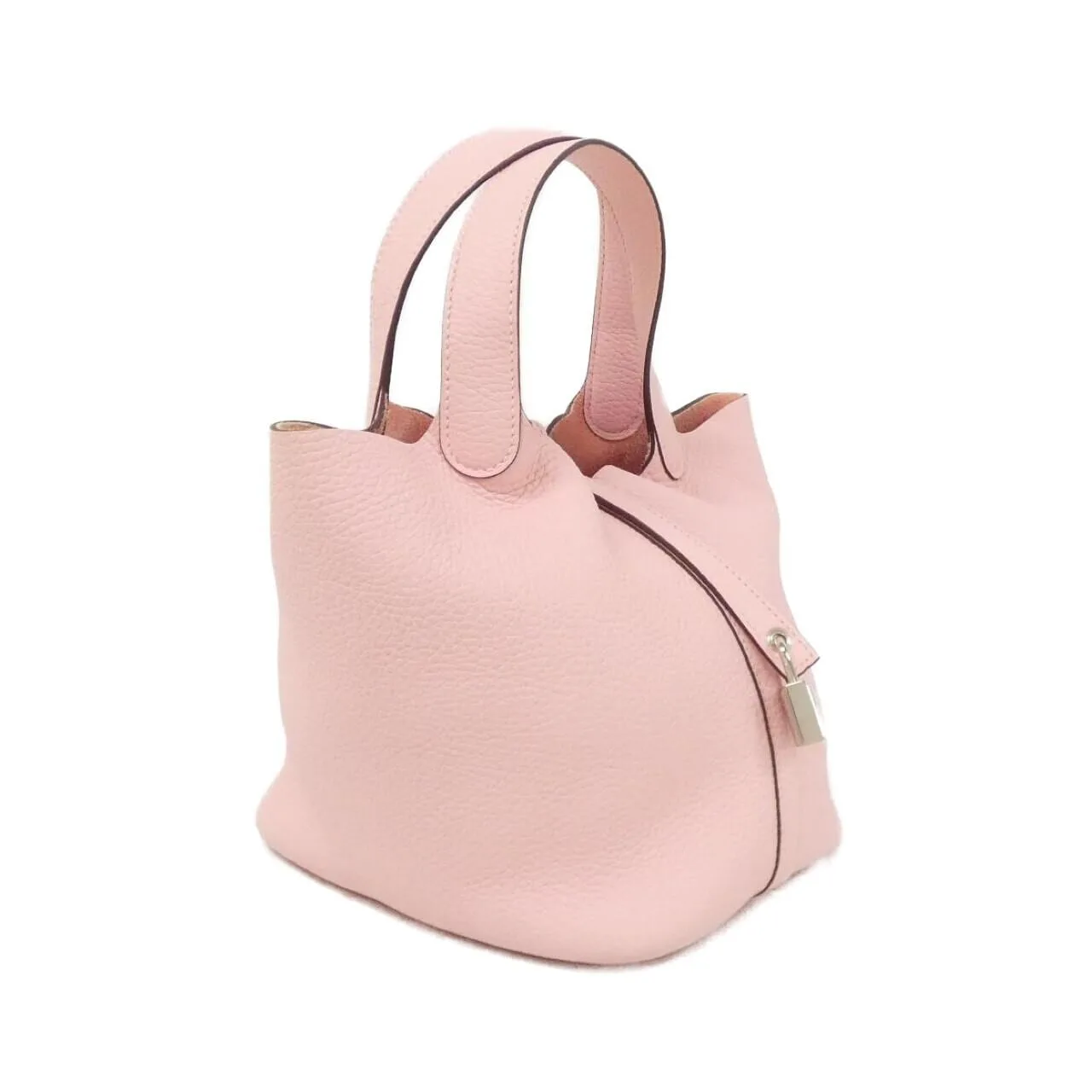 HERMES Picotin 056289CK Handbag Clemence