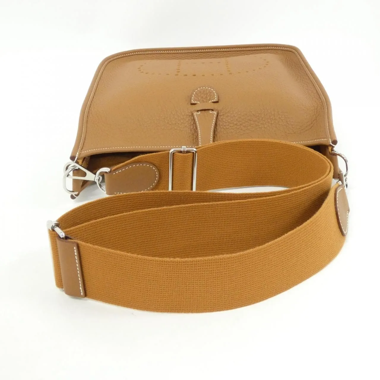 HERMES Evelyne 056277CK Shoulder Clemence Gold Clemence Leather Unused - Thumbnail 4