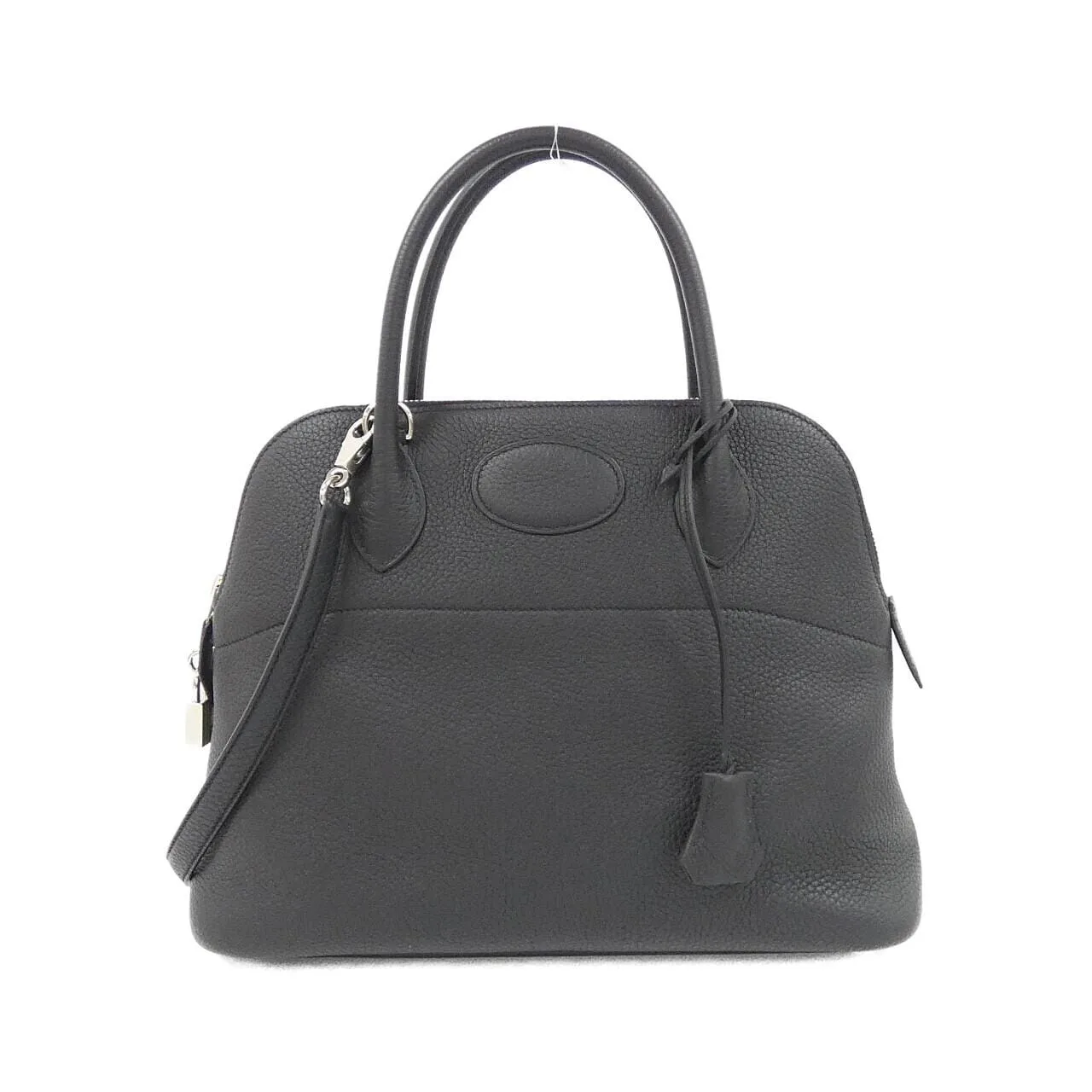 HERMES Bolide 073419CK Handbag Clemence Black