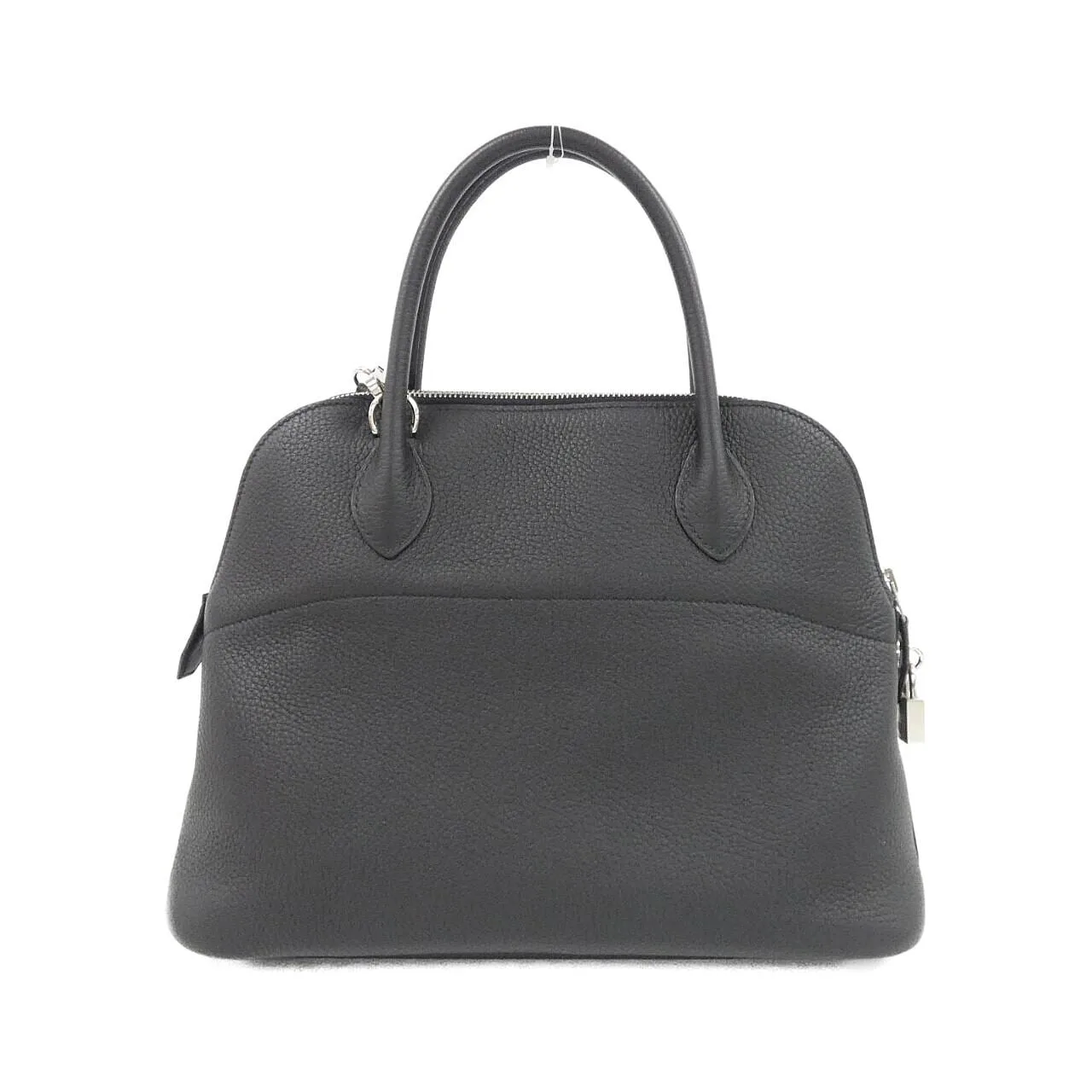 HERMES Bolide 073419CK Handbag Clemence Black Clemence Leather Rank A - Thumbnail 2