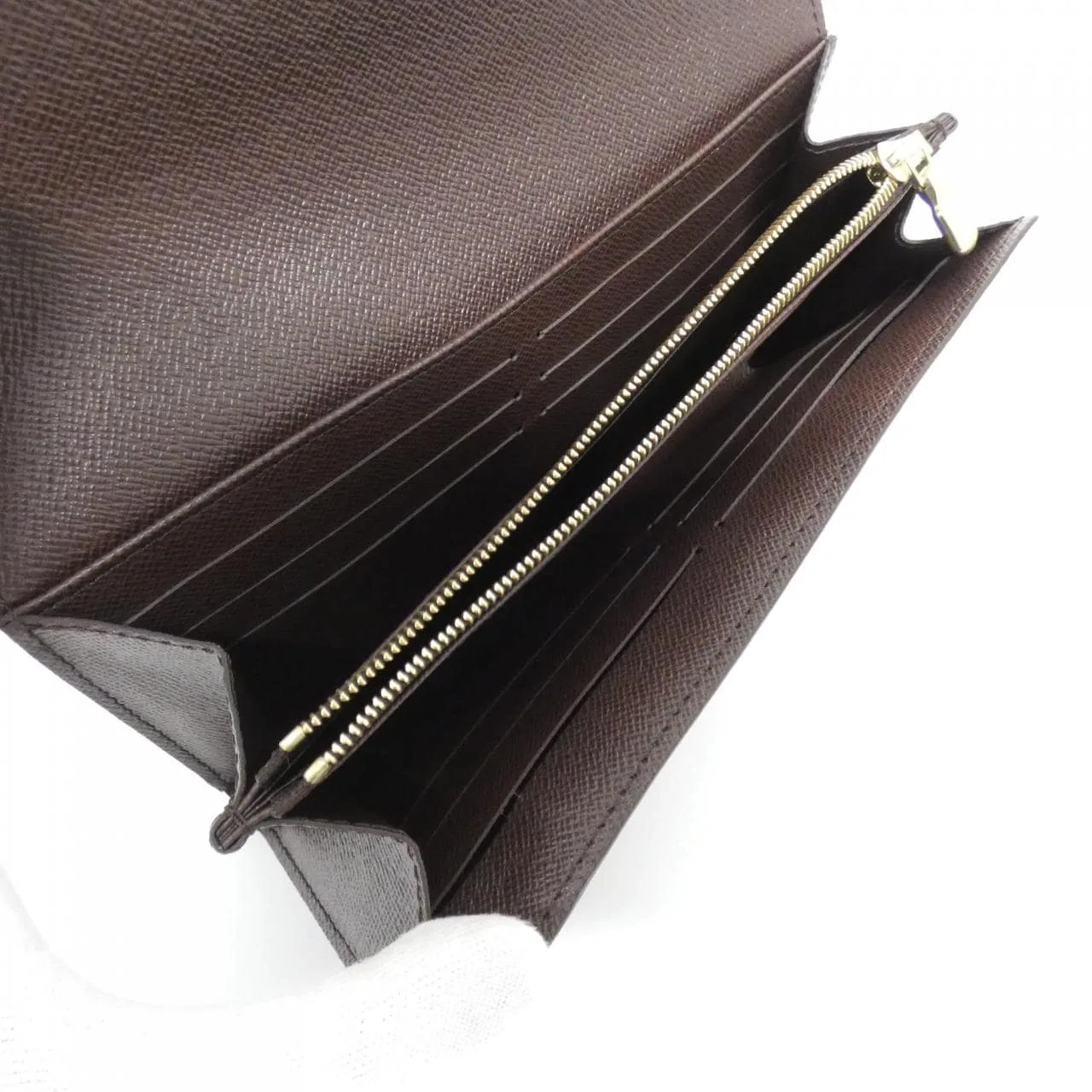 LOUIS VUITTON N63209 Wallet Damier Black Damier Rank A - Thumbnail 7
