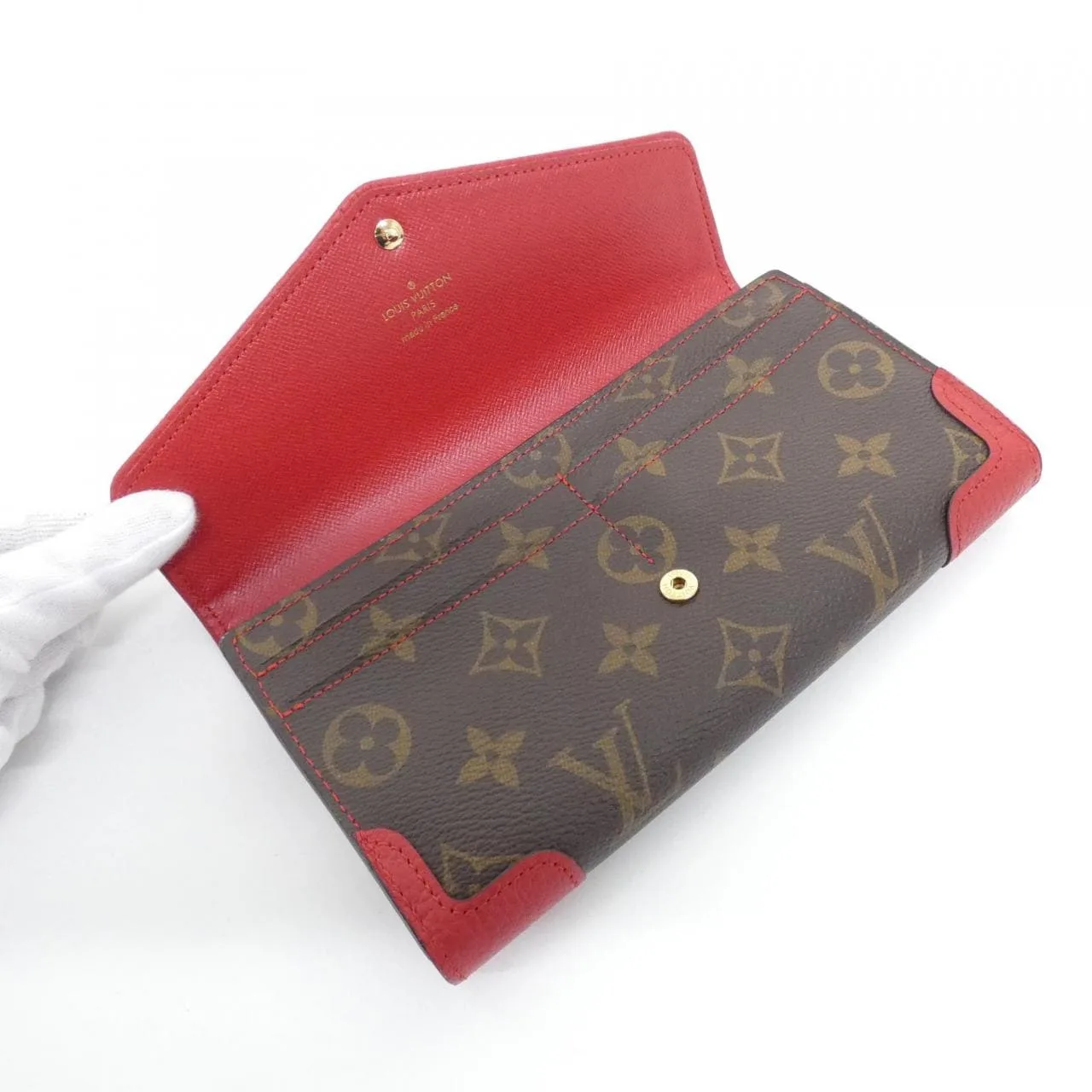 LOUIS VUITTON M61184 Wallet Monogram Black Monogram Rank A - Thumbnail 6