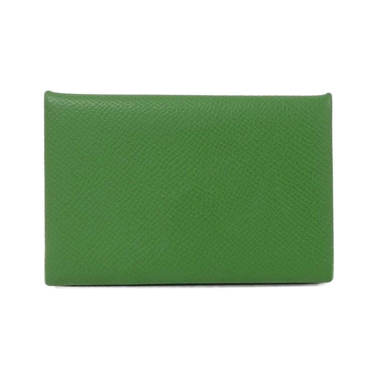 HERMES 078475CK Card Case Epsom