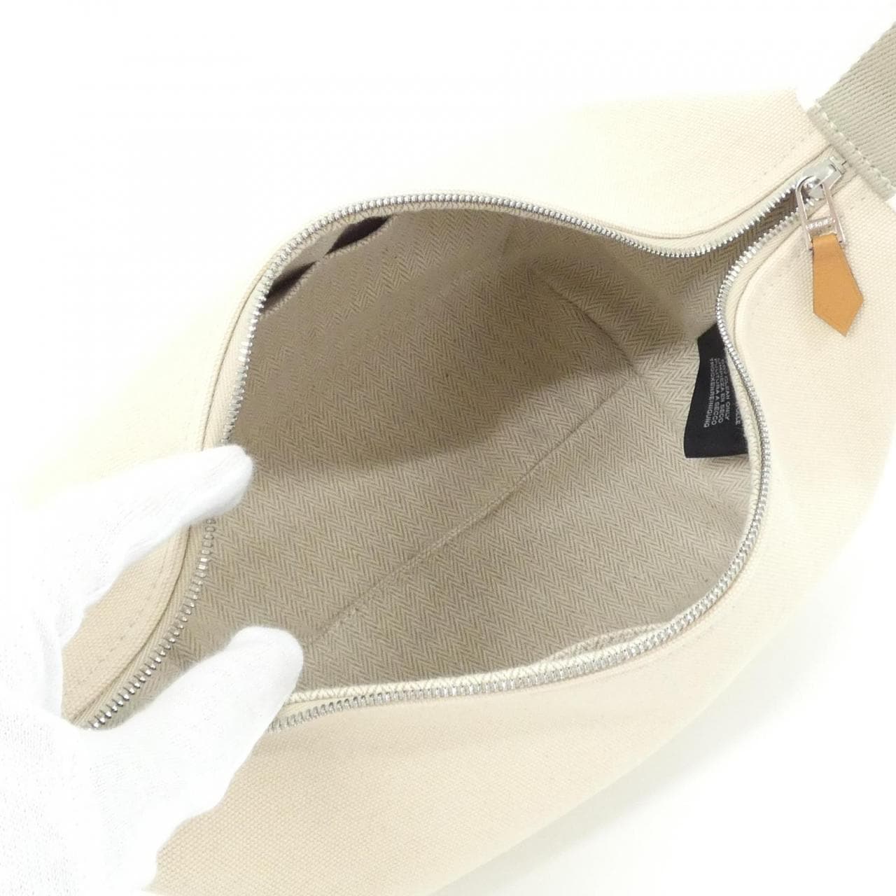 HERMES 103222M Pouch Canvas 5