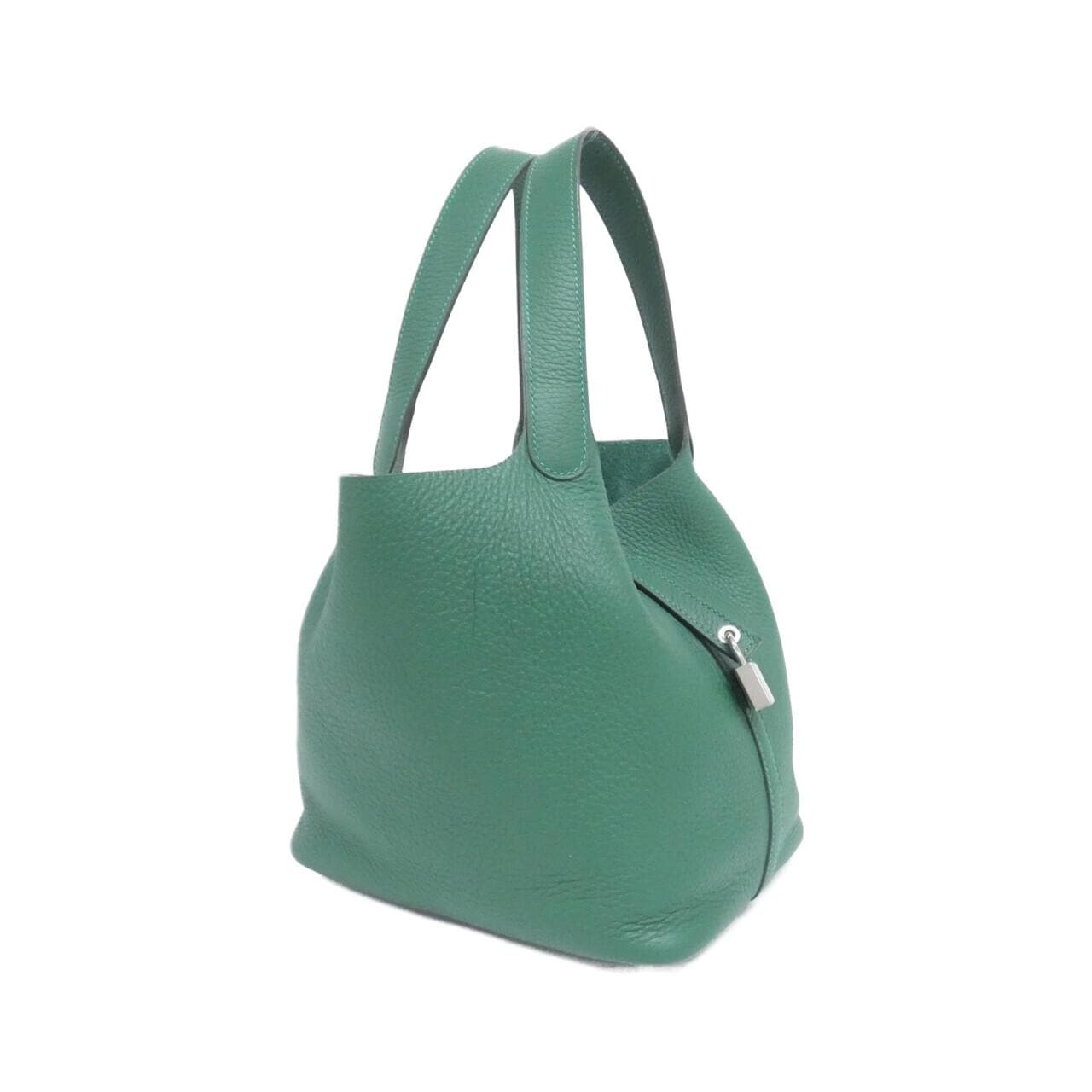 HERMES HERMÈS Picotin 060991CK Bag Clemence Black