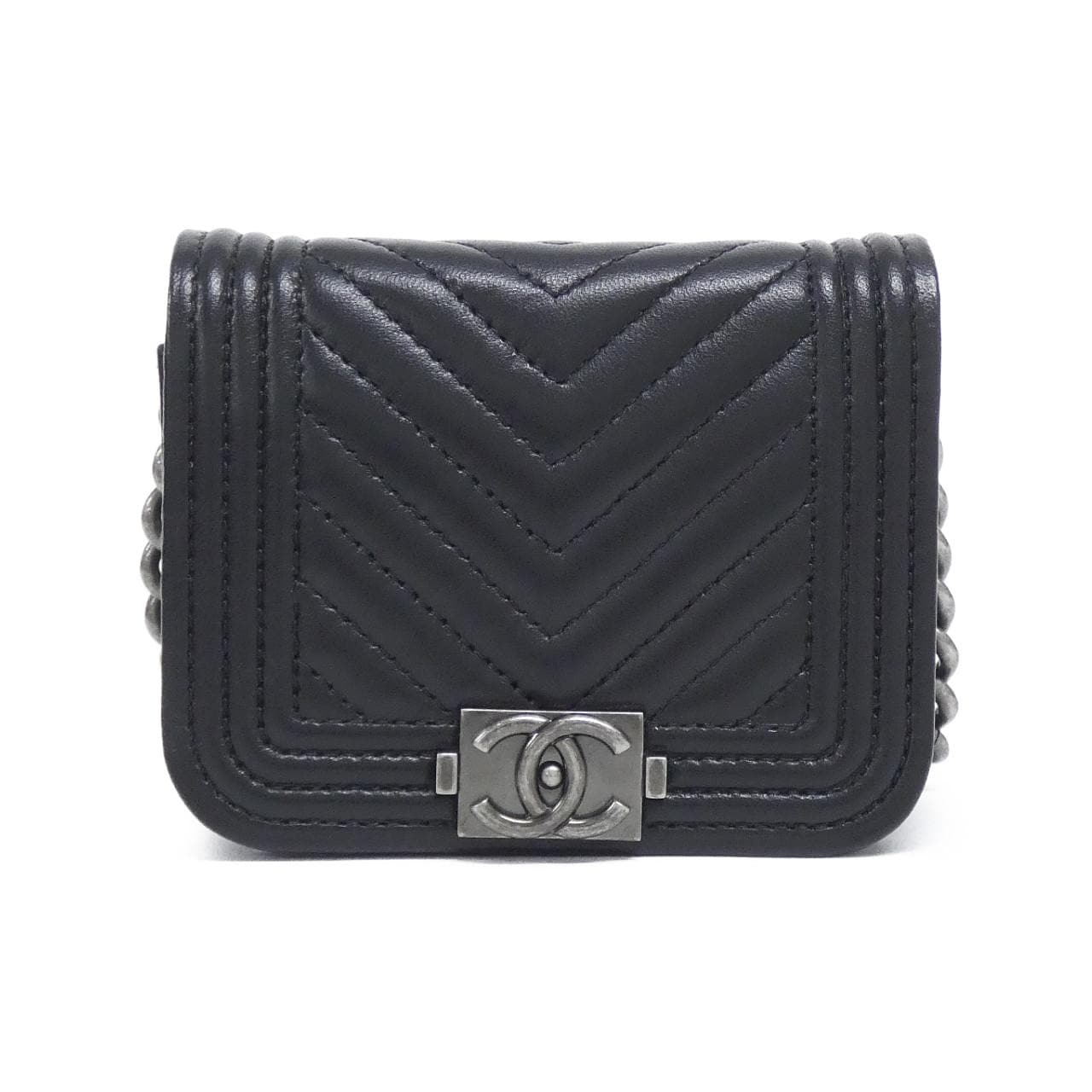 CHANEL Boy Chanel AP2302 Belt Bag Lambskin Black