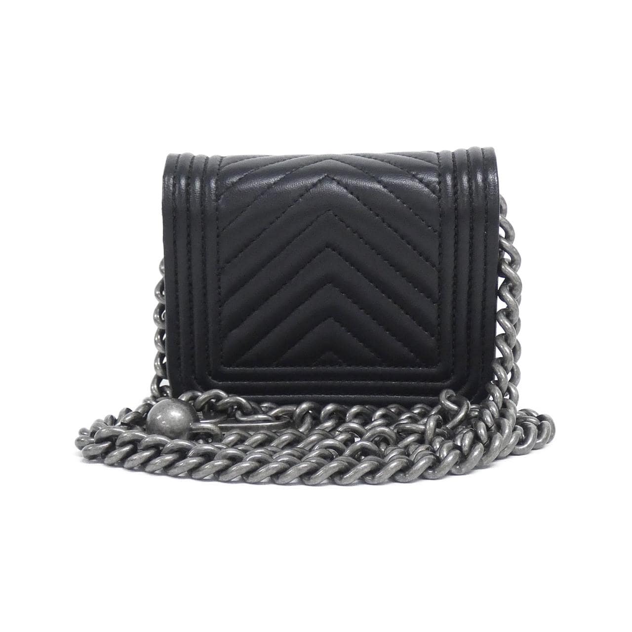 CHANEL Boy Chanel AP2302 Belt Bag Lambskin Black Lambskin - Thumbnail 2