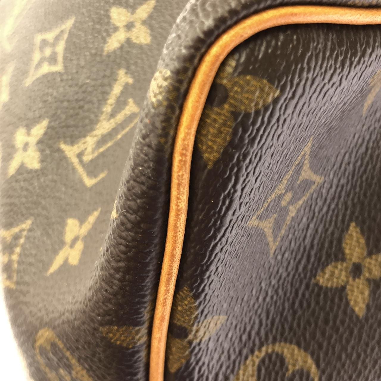 LOUIS VUITTON Keepall M41426 Boston Bag Monogram 黑色 Monogram 中古品B - 縮圖 3