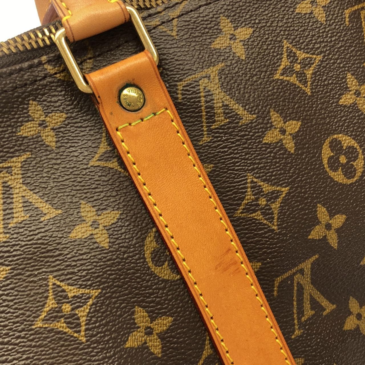 LOUIS VUITTON Keepall M41426 Boston Bag Monogram 黑色 Monogram 中古品B - 縮圖 5
