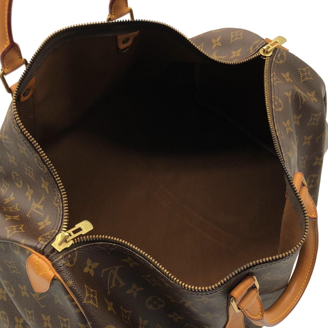 LOUIS VUITTON Keepall M41426 Boston Bag Monogram 黑色 Monogram 中古品B - 縮圖 8