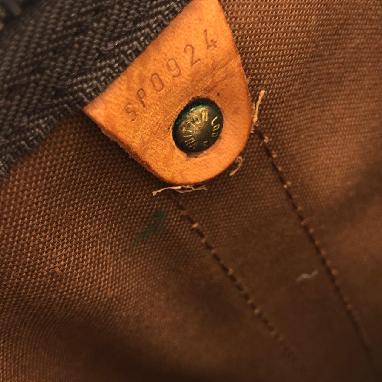 LOUIS VUITTON Keepall M41426 Boston Bag Monogram 黑色 Monogram 中古品B - 縮圖 9