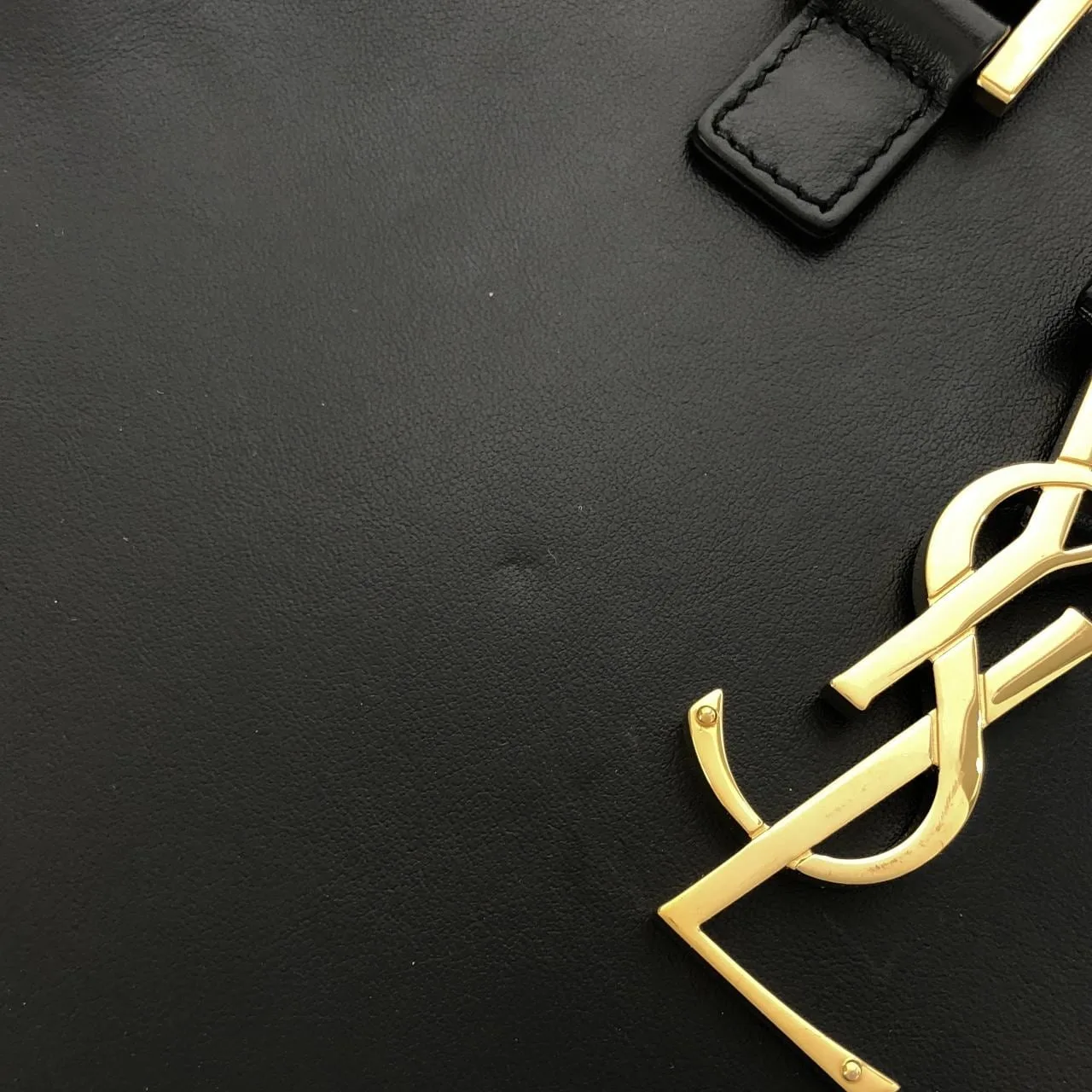 SAINT LAURENT 472466 DV70O Handbag Monogram Black Monogram - Thumbnail 4