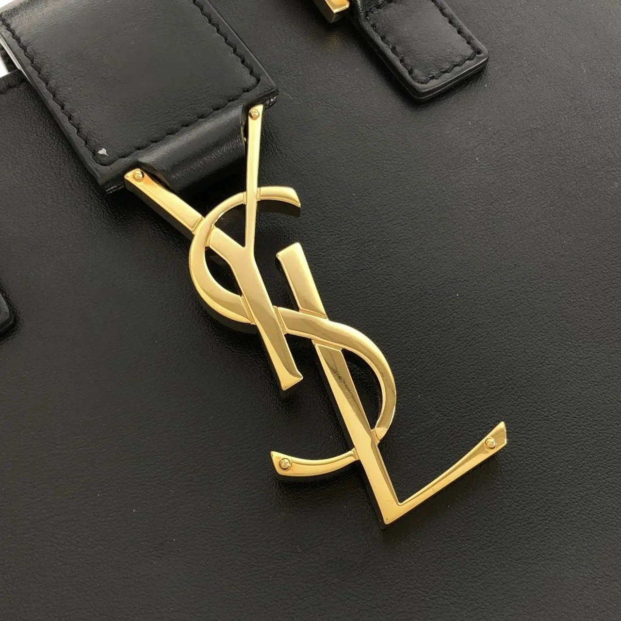 SAINT LAURENT Cabas 472466 DV70O Handbag Monogram Black Monogram Rank A - Thumbnail 7