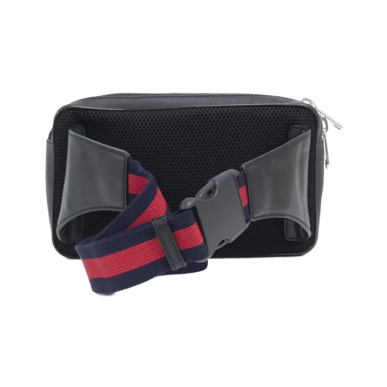 GUCCI 474293 K9RRN Belt Canvas 黑色 帆布 中古品A - 縮圖 2