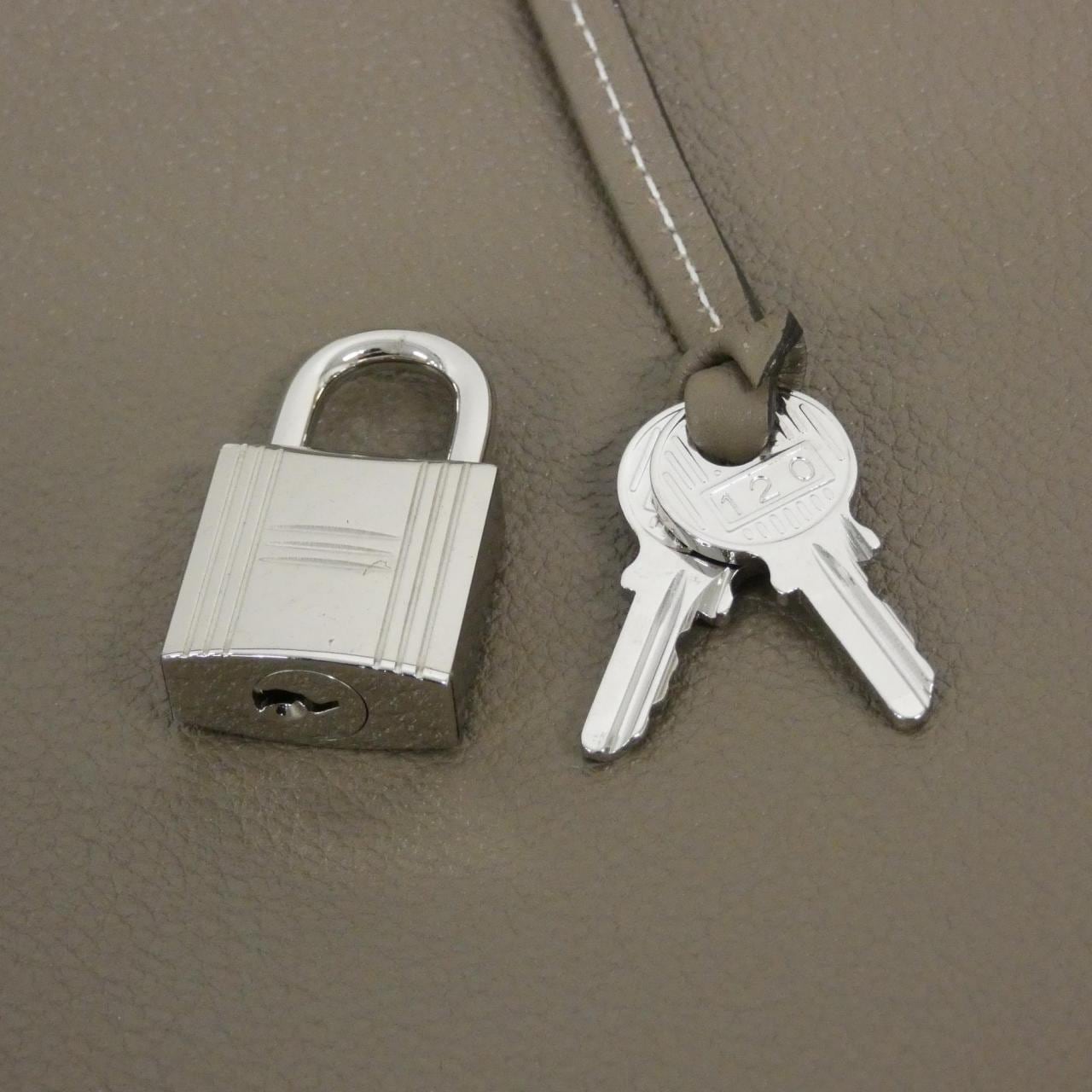 HERMES 069301CK Handbag Etoupe 中古品A - 縮圖 6