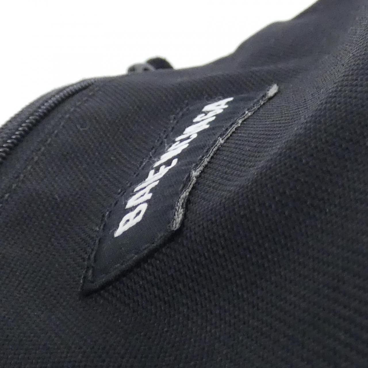 BALENCIAGA 482389 2JMF7 Belt Nylon 黑色 尼龍 中古品A - 縮圖 5