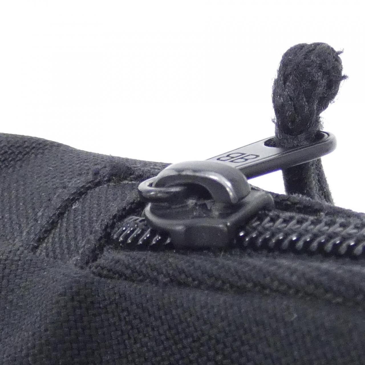 BALENCIAGA 482389 2JMF7 Belt Nylon 黑色 尼龍 中古品A - 縮圖 7