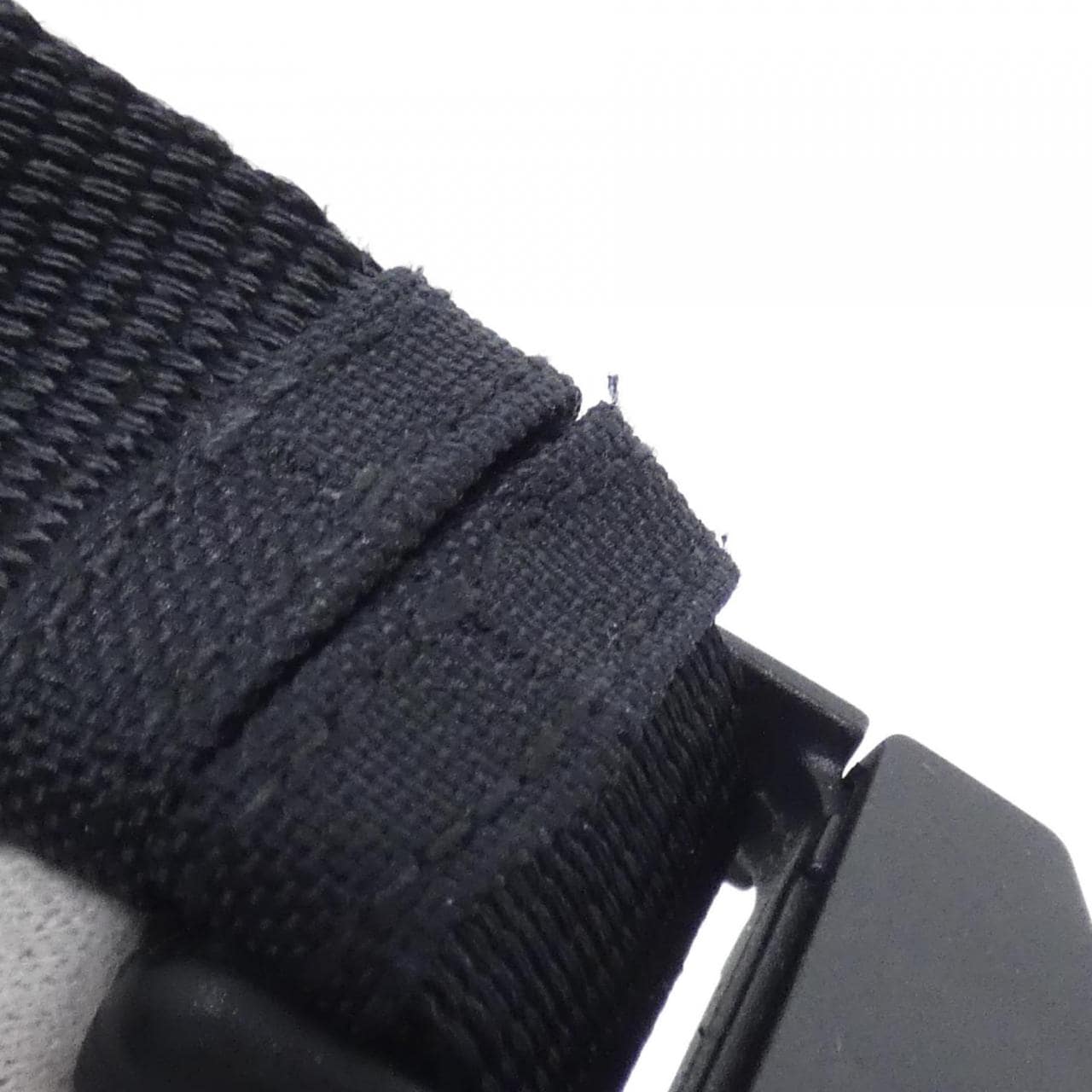 BALENCIAGA 482389 2JMF7 Belt Nylon 黑色 尼龍 中古品A - 縮圖 8
