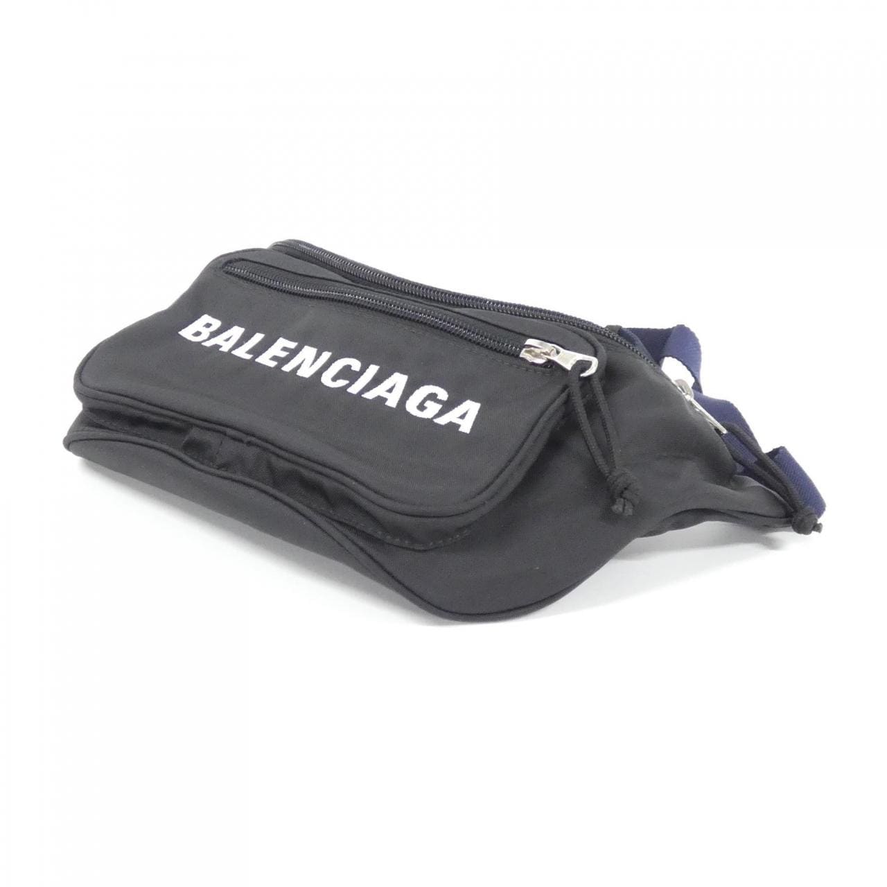 BALENCIAGA 533009 9F91X Belt Nylon 黑色 尼龍 中古品A - 縮圖 3