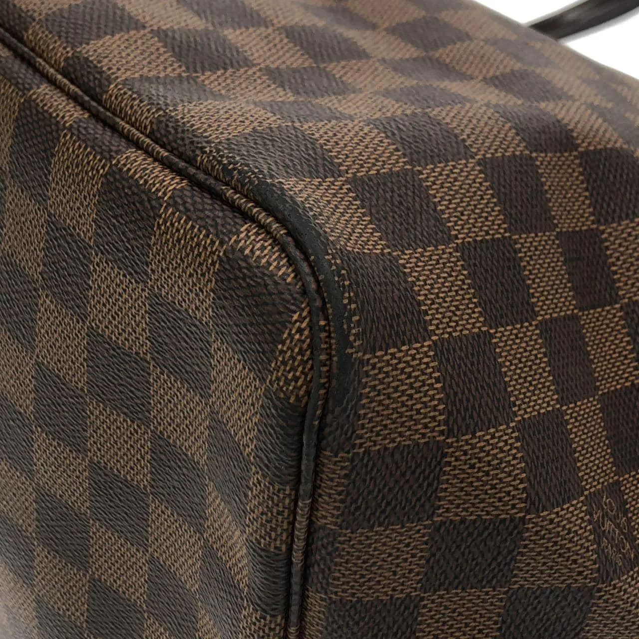 LOUIS VUITTON Neverfull N51106 Tote Damier Black Damier - Thumbnail 2