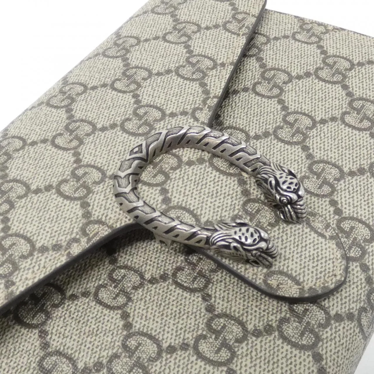 GUCCI 401231 KHNSN Wallet Canvas Black Canvas Rank A - Thumbnail 5