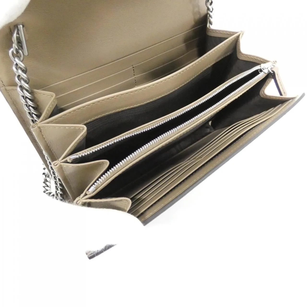 GUCCI 401231 KHNSN Wallet Canvas Black Canvas Rank A - Thumbnail 7