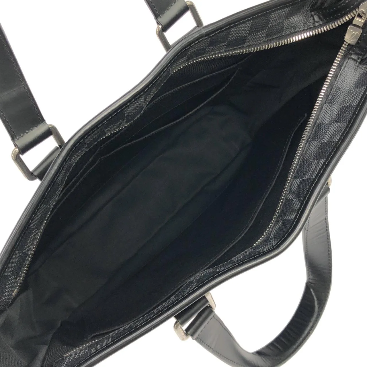 LOUIS VUITTON N41467 Handbag Damier 黑色 Damier 中古品A - 縮圖 9