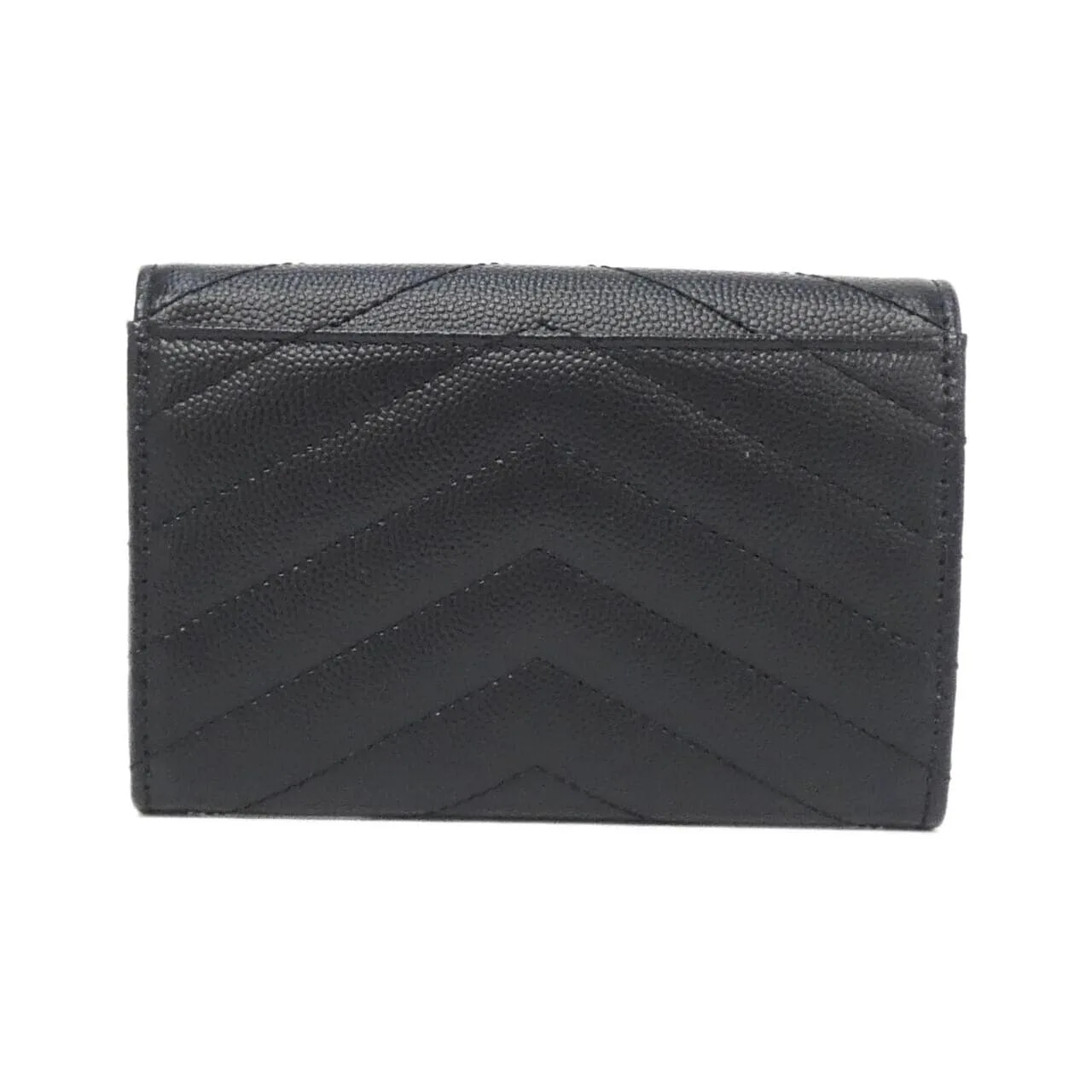 SAINT LAURENT 414404 BOW01 Coin Case 黑色 中古品A - 縮圖 2