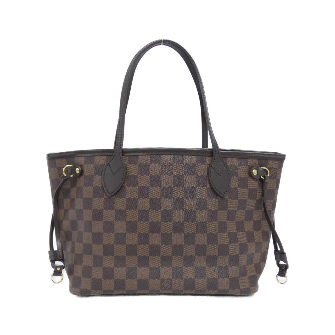 LOUIS VUITTON Neverfull N51109 Tote Damier Black