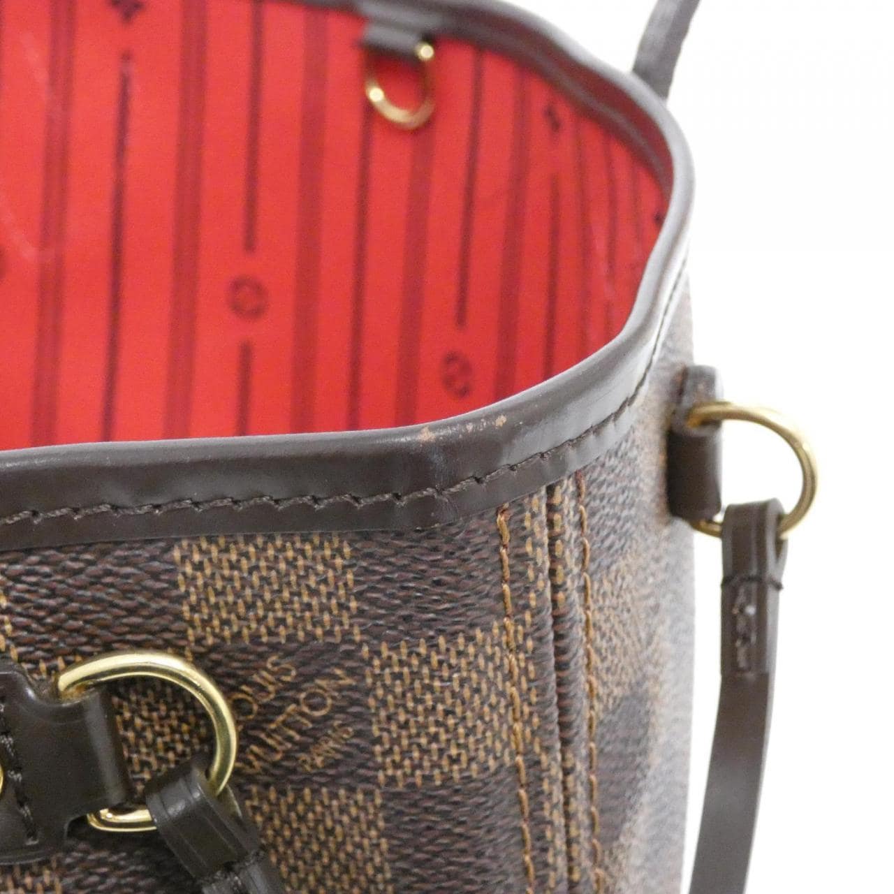 LOUIS VUITTON Neverfull N51109 Tote Damier Black Damier - Thumbnail 5