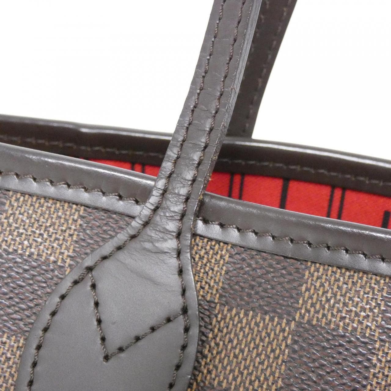 LOUIS VUITTON Neverfull N51109 Tote Damier Black Damier - Thumbnail 6