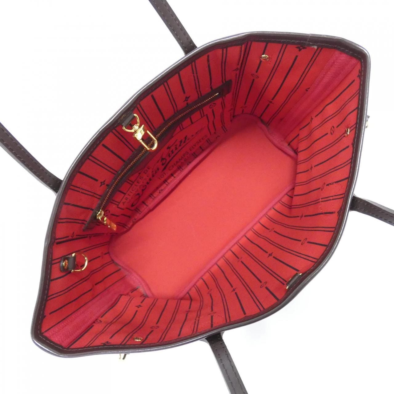 LOUIS VUITTON Neverfull N51109 Tote Damier Black Damier - Thumbnail 8