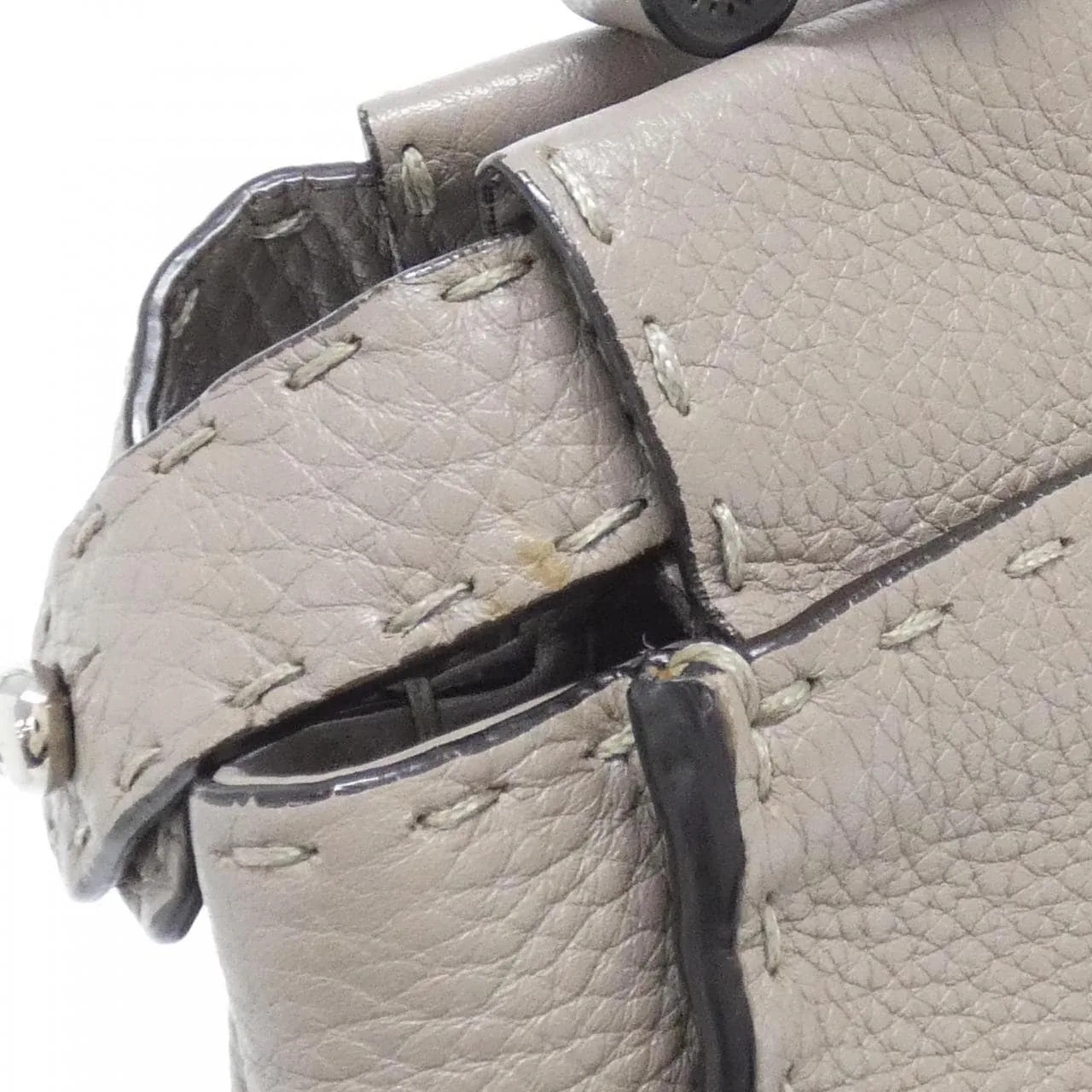 FENDI Peekaboo 8BN290 1RM Handbag Black Rank A - Thumbnail 5