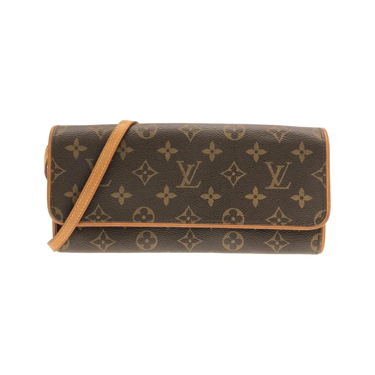 LOUIS VUITTON Pochette M51852 Shoulder Monogram Black