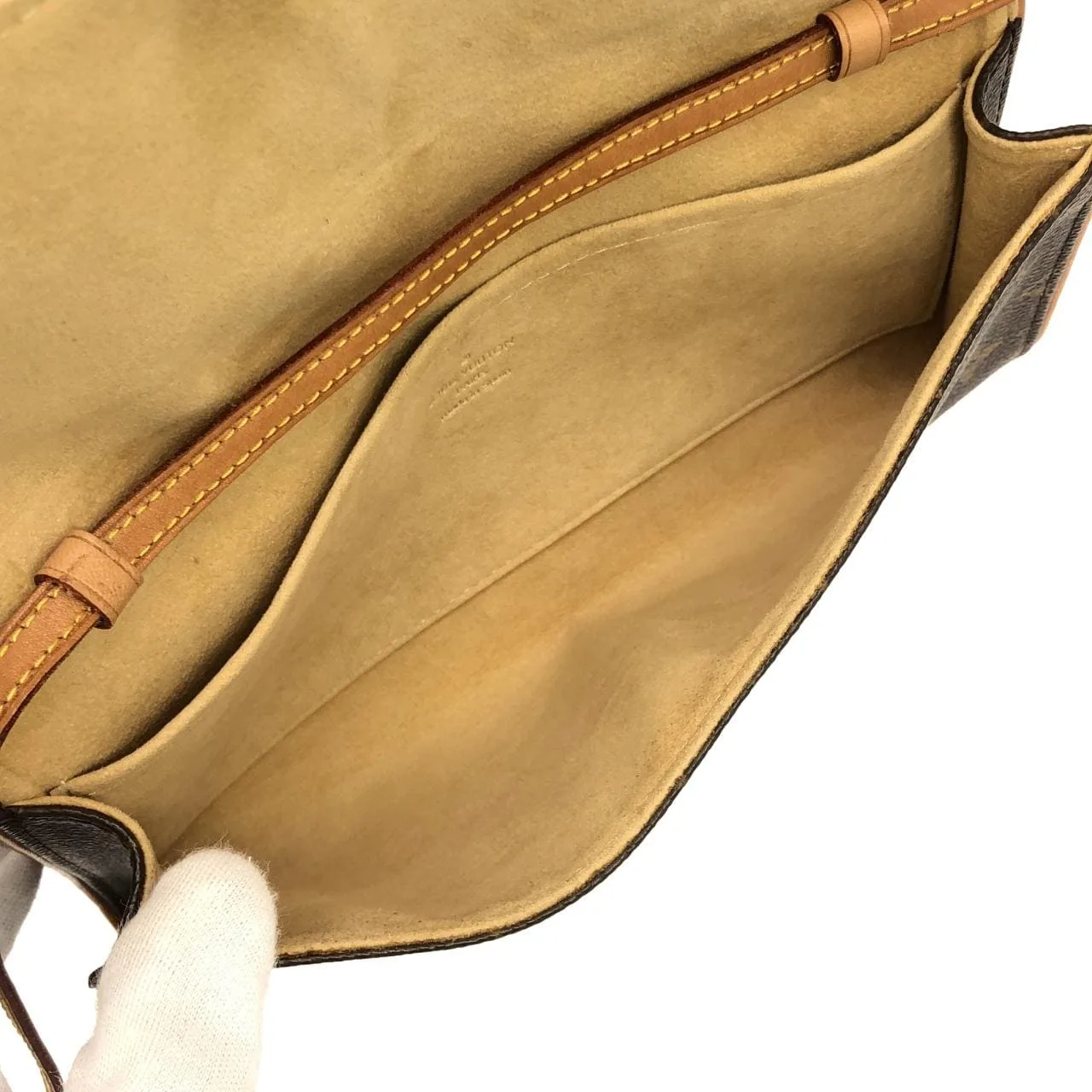 LOUIS VUITTON Pochette M51852 Shoulder Monogram Black Monogram - Thumbnail 7