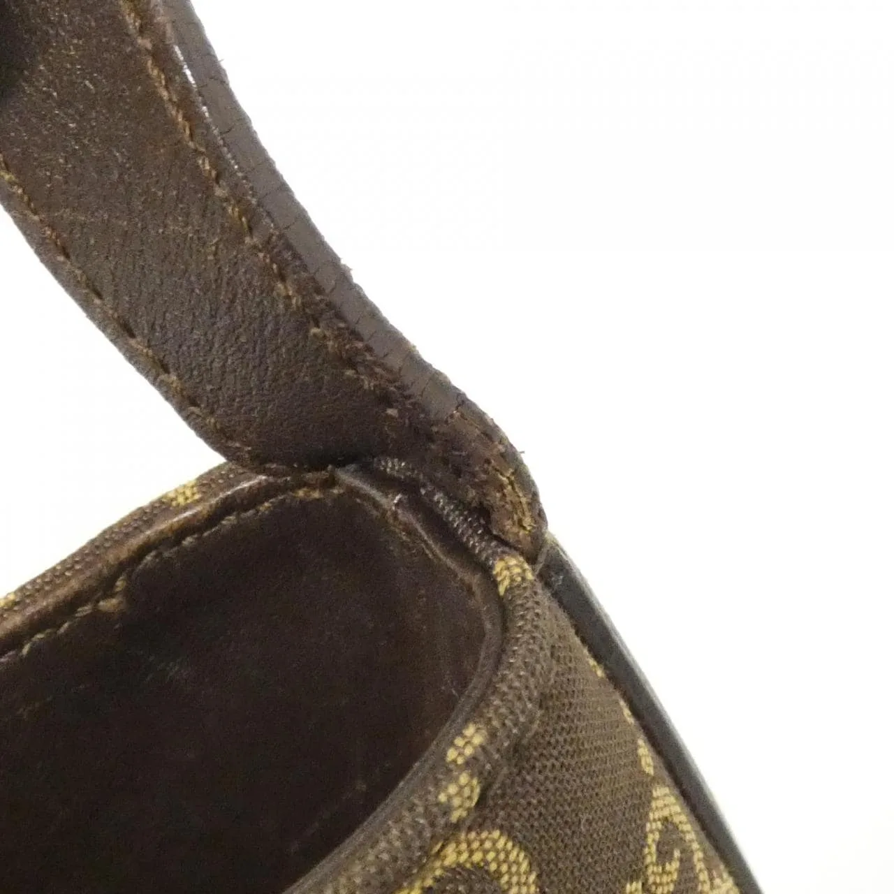 GUCCI 001 4286 Shoulder Canvas Brown Canvas Rank A - Thumbnail 4