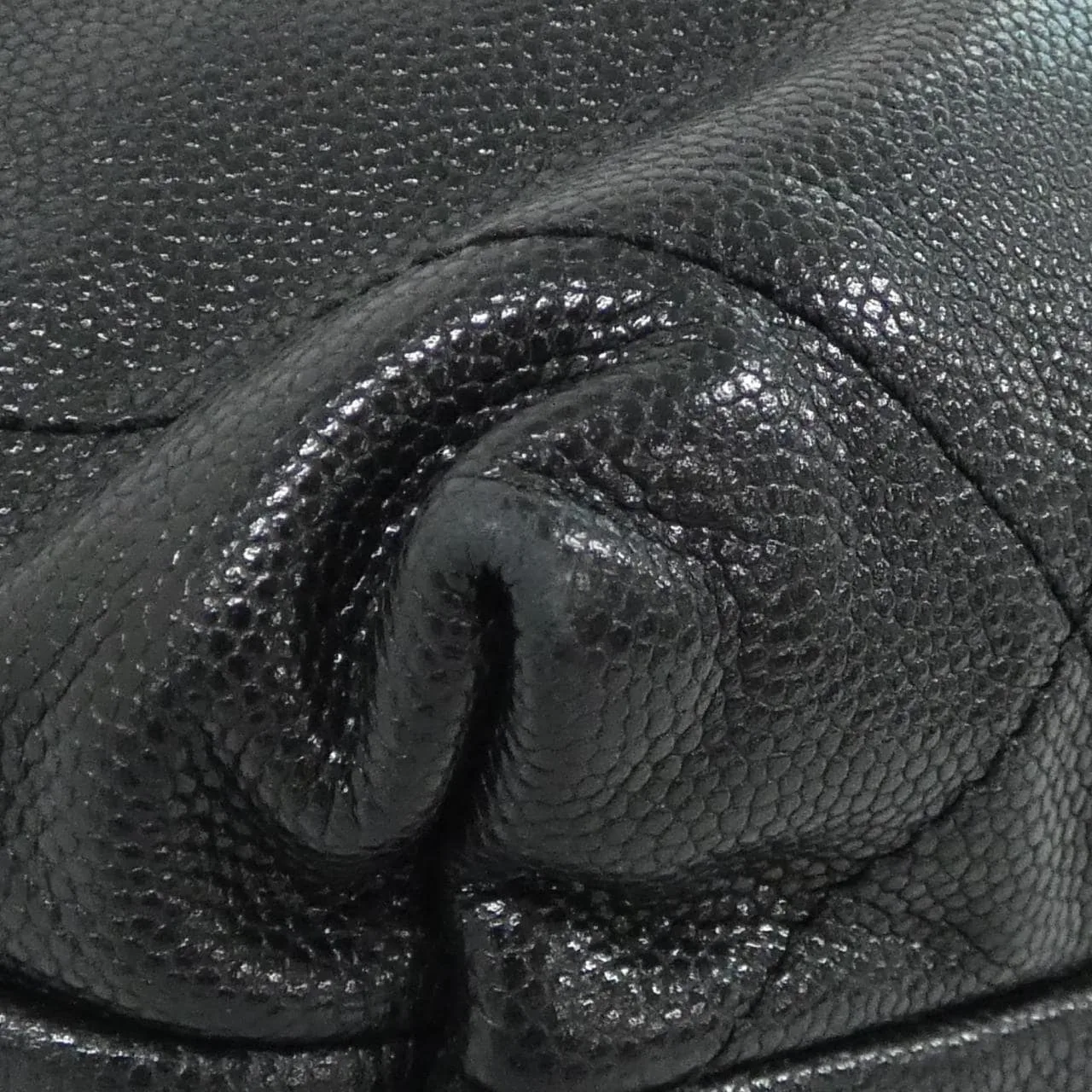 CHANEL Chanel 22 AS3980 Handbag Grained Calfskin Black Grained Calfskin Rank B - Thumbnail 3