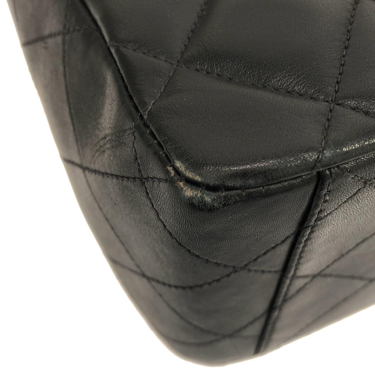 CHANEL 01094 Shoulder Lambskin 黑色 羊皮 - 縮圖 3