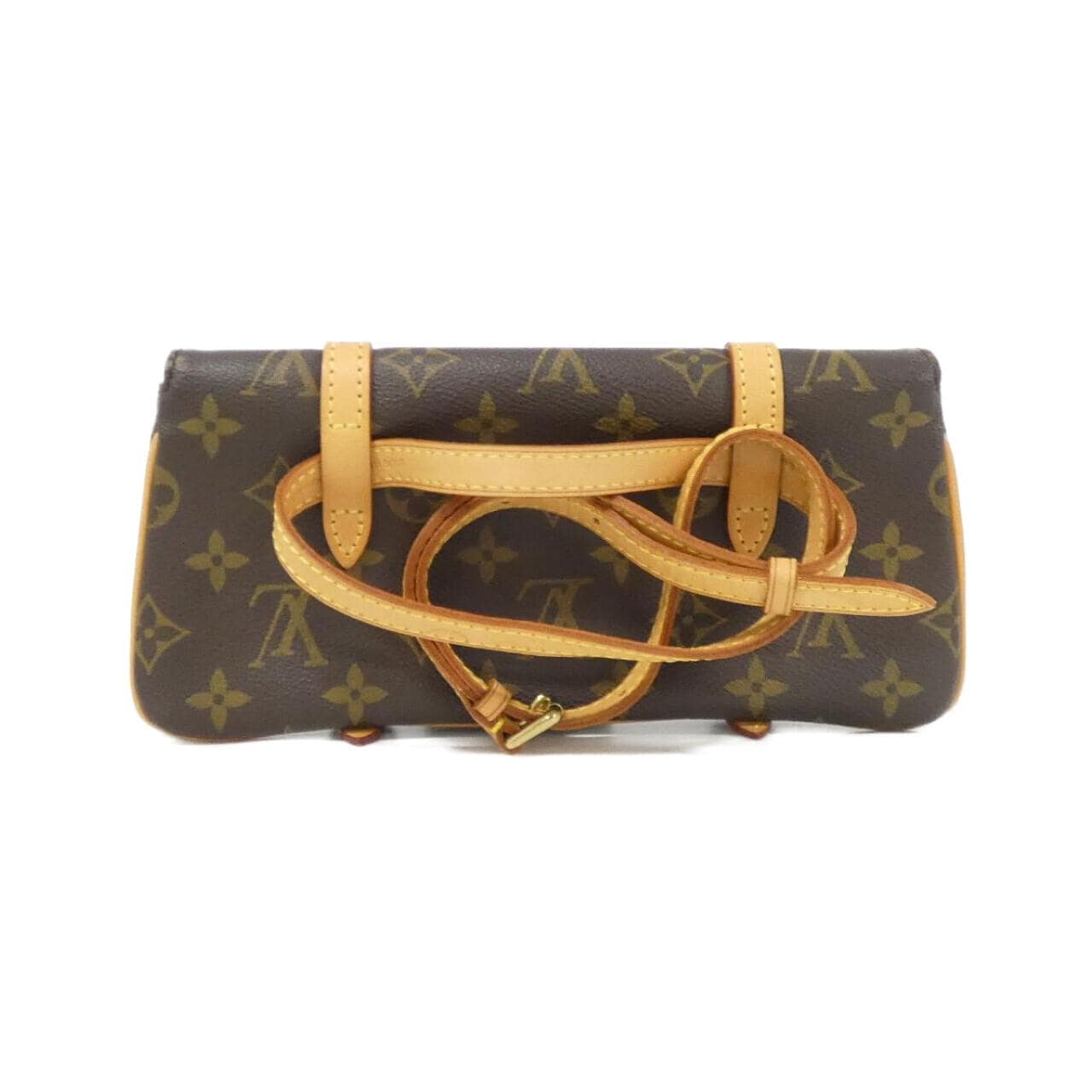 LOUIS VUITTON Pochette M51159 Belt Bag Monogram Black Monogram - Thumbnail 2