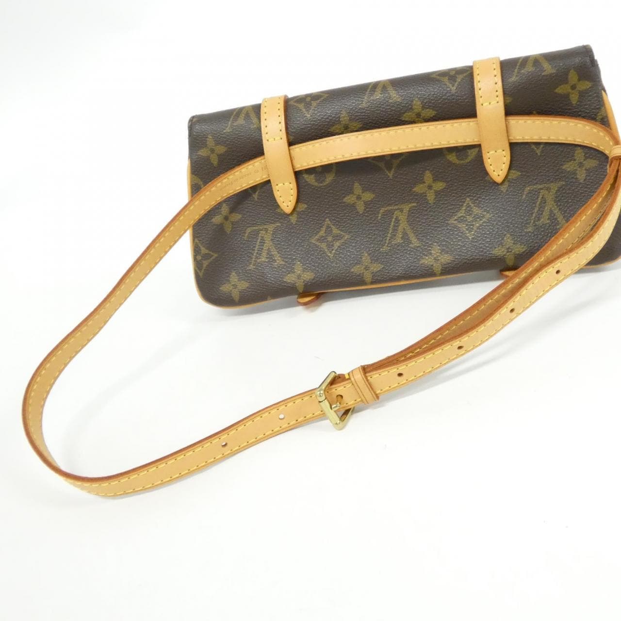 LOUIS VUITTON Pochette M51159 Belt Bag Monogram Black Monogram - Thumbnail 9