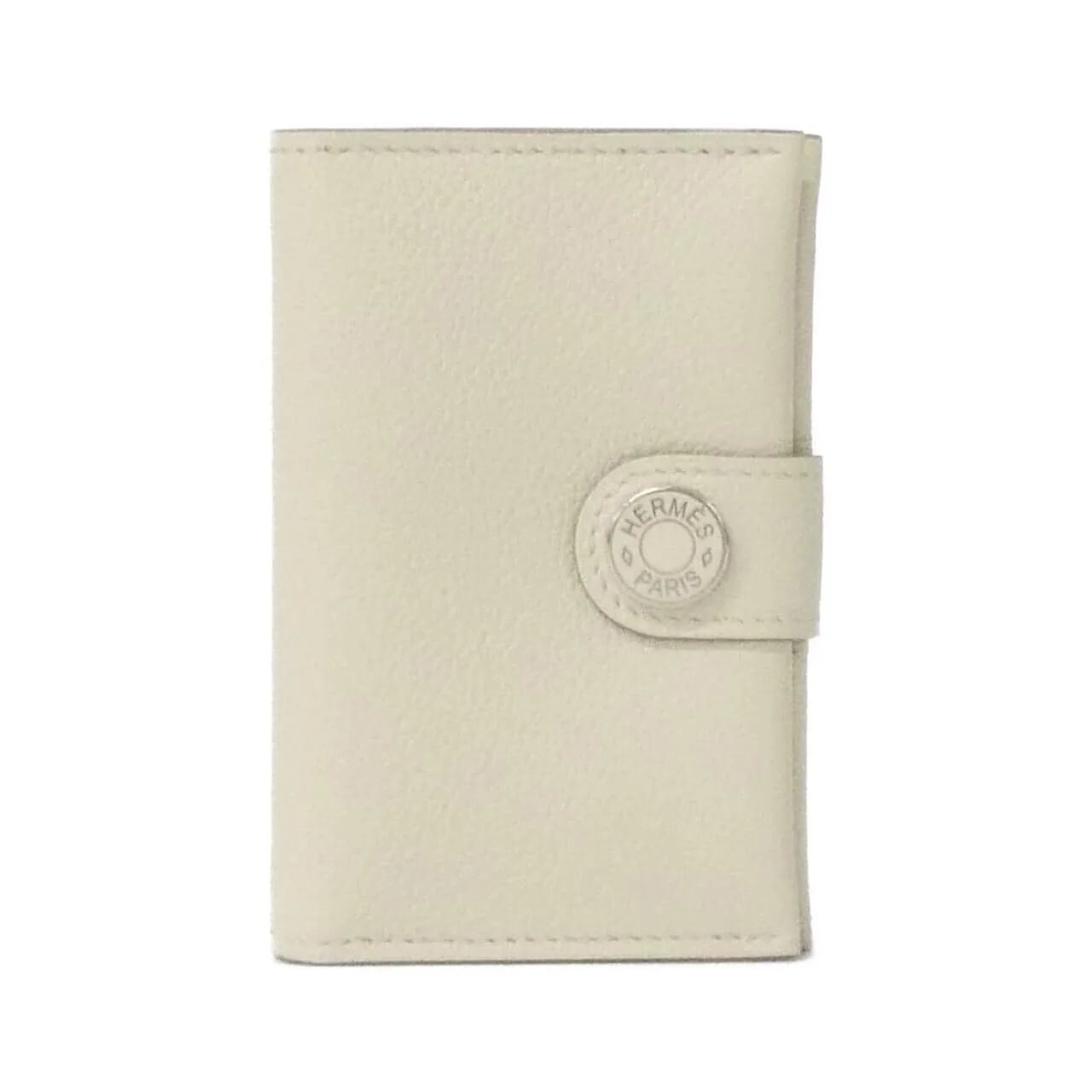 HERMES 084335CK Card Case Black