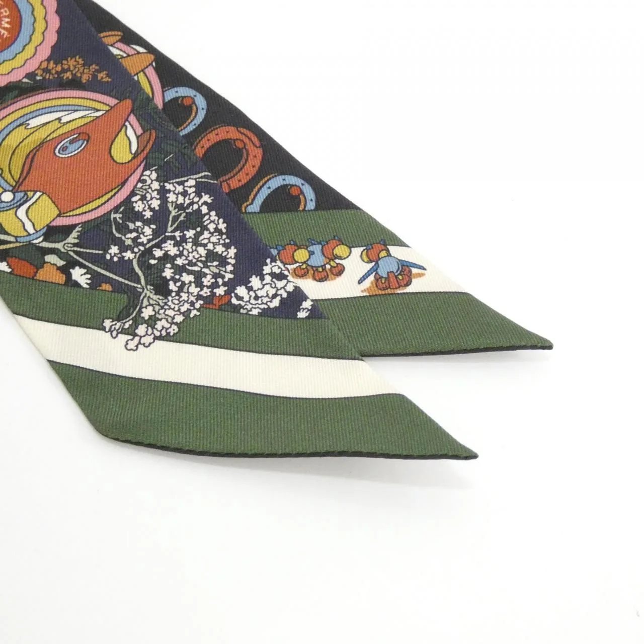 HERMES 064207S Scarf Black Rank A - Thumbnail 2