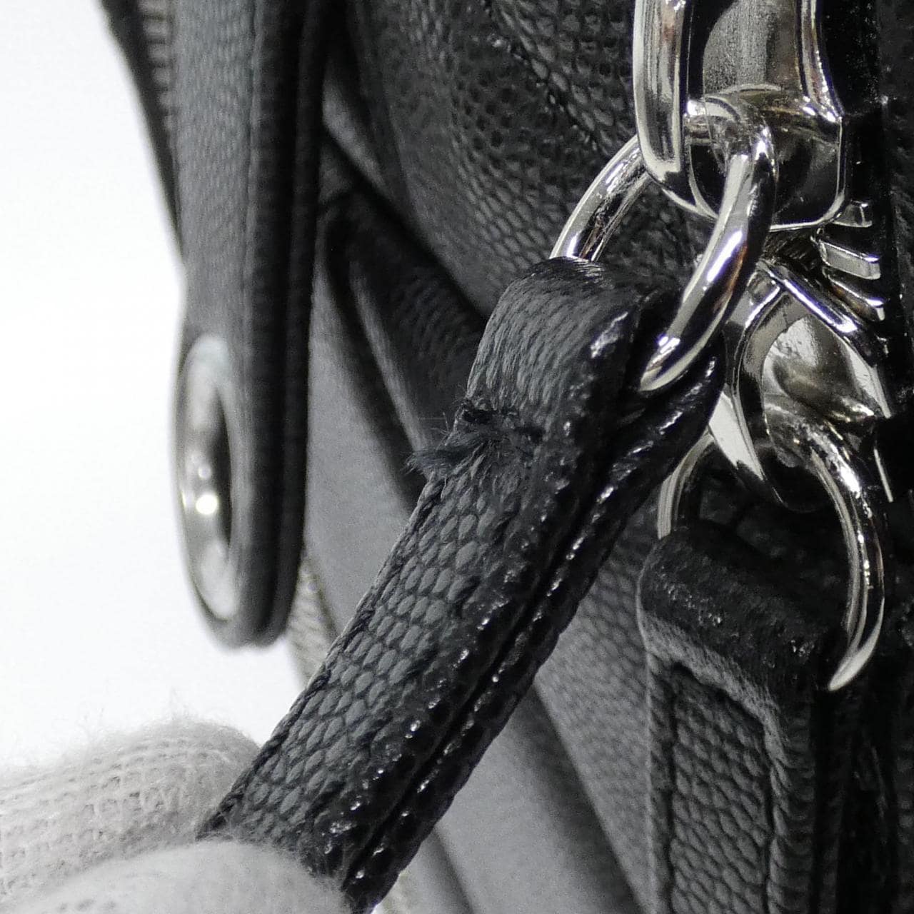 CHANEL AS5622 Boston Grained Calfskin Black Grained Calfskin Rank A - Thumbnail 6